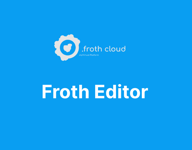 How to create Article Use Froth Editor 0.1.0
